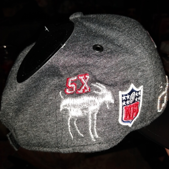 New England Patriots super bowl hat adjustable new with tags embroidered goat 5X - Picture 4 of 5